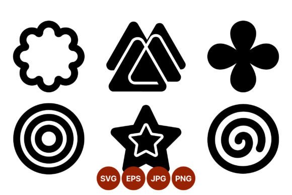Download Black Abstract Geometric Shapes - Geometric shape Collection