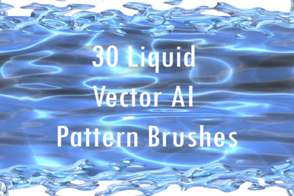 Download Liquid Splash Illustrator Brushes - Splash Collection