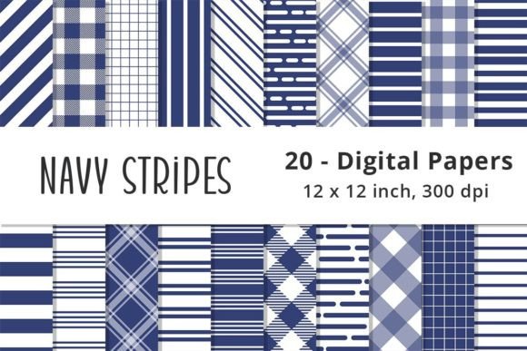 Download Navy Blue Stripes Background Patterns - Navy blue Collection