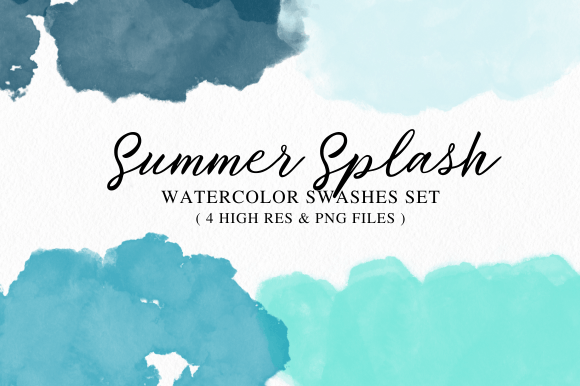 Download Summer Splash Brush Strokes - Splash Collection