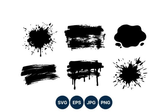 Download Black Ink Paint Splatter Vector Art - Premium Resources