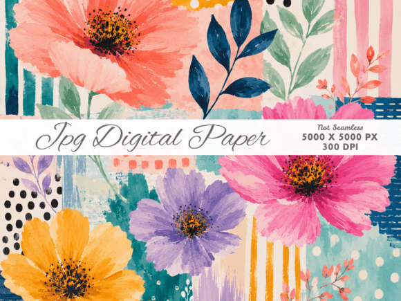 Download Creative Abstract Texture Digital Paper - Creative Collection