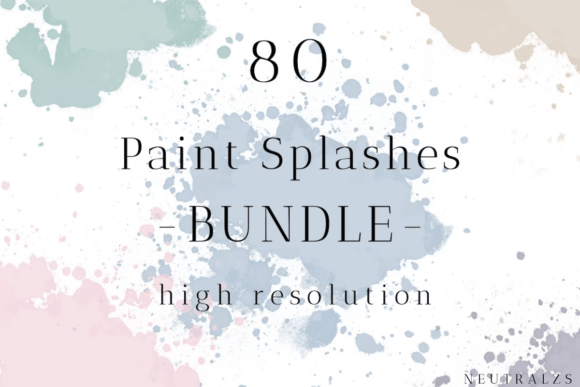 Download Pastel Watercolor Splash Clipart Bundle - Splash Collection