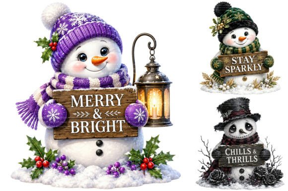 Download Snowman Christmas Sublimation Clipart - Sublimation Collection