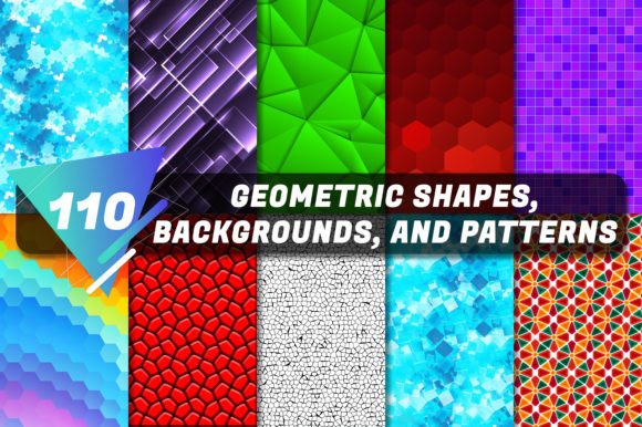 Download Collection of 110 Geometric Shapes - Geometric shape Collection