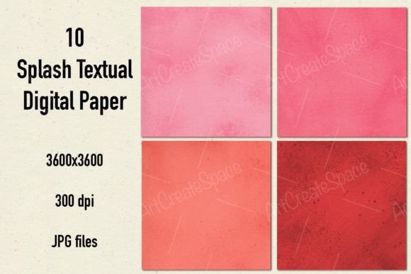 Download Watercolor Splash Digital Paper - Splash Collection