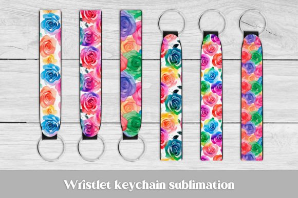 Download Wristlet Keychain Flower Sublimation - Premium Resources