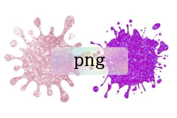 Download Glitter Splash Texture Pink Purple Png - Splash Collection